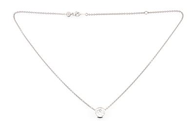 Brillantsolitär Collier 2,07 ct, H/si2 - Exklusive Diamanten und Farbsteine