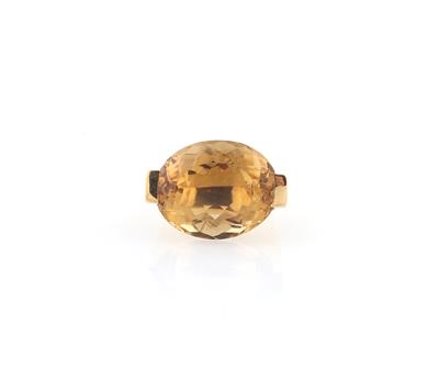 Citrinring - Exclusive diamonds and gems
