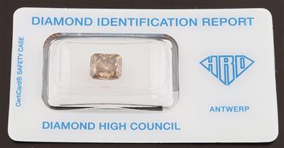 Natural Fancy Intense Yellowish Brown Diamant 3,63 ct - Exkluzivní diamanty a drahokamy