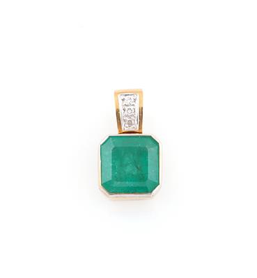 Smaragdanhänger ca. 16 ct - Exclusive diamonds and gems