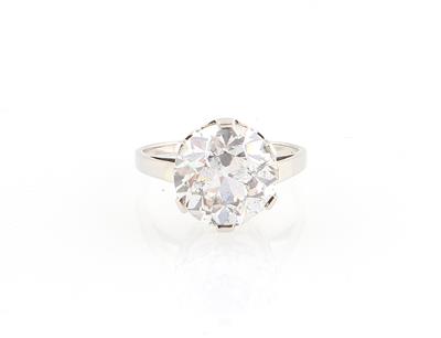 Altschliffdiamant Solitär ca. 4,10 ct - Exclusive diamonds and gems