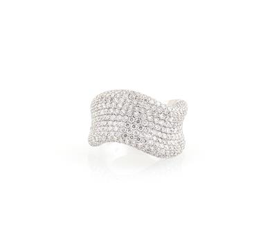 Brillantring zus. ca. 5,54 ct - Exclusive diamonds and gems