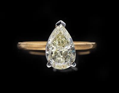 Diamantsolitär ca. 3 ct - Exklusive Diamanten und Farbsteine