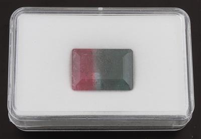 Turmalin tricolor 17,43 ct - Exclusive diamonds and gems