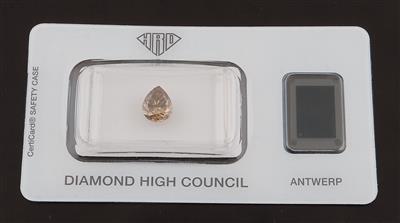 Loser Natural Fancy Intense Yellowish Brown Diamant 1,45 ct - Exklusive Diamanten und Farbsteine