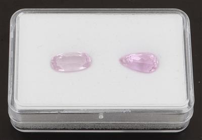 2 Lose Kunzite zus. 7,55 ct - Exkluzivní diamanty a drahokamy