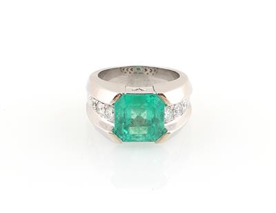Brillant Smaragdring - Diamanti e pietre preziose esclusivi