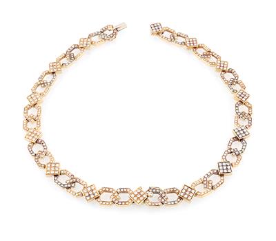 Diamantcollier zus. ca. 5,50 ct - Diamanti e pietre preziose esclusivi