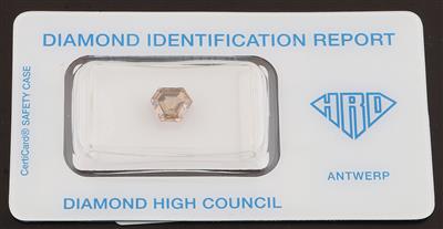 Loser Fancy Intense Brown Natural Color Diamant im Hexagonalschliff 1,26 ct - Exclusive diamonds and gems