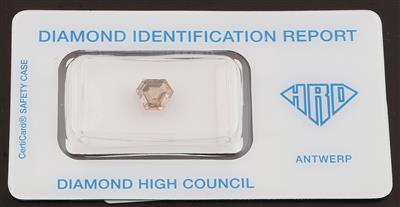 Loser Fancy Intense Brown Natural Color Diamant im Hexagonalschliff 1,26 ct - Exklusive Diamanten und Farbsteine