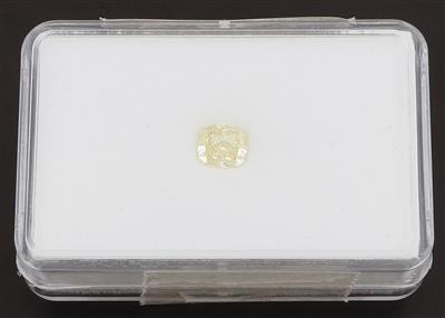 Loser Fancy Yellow Natural Color Diamant im Cushionschliff 1,54 ct - Exklusive Diamanten und Farbsteine