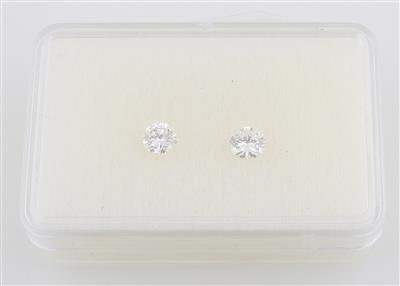 2 lose Brillanten zus.1,33 ct G-H/vsi1-vsi2 - Exclusive diamonds and gems