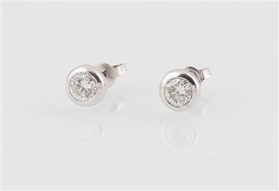 Brillantsolitär Ohrstecker zus. ca. 1 ct - Diamanti e pietre preziose esclusivi