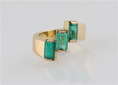 Smaragdring zus. ca. 2,50 ct - Exkluzivní diamanty a drahokamy