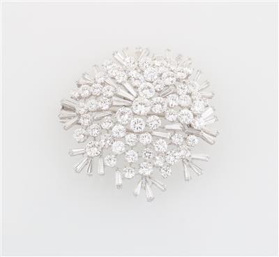 Brillant Diamantbrosche zus. ca. 22 ct - Diamonds Only