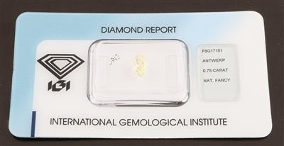 Natural Fancy Yellow Diamant 0,75 ct - Diamonds Only