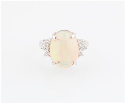 Brillant Opal Ring - Exklusive Farbsteine