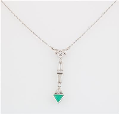 Diamant Smaragd Collier - Diamanti e pietre preziose esclusivi