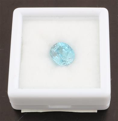 Loser blauer Zirkon 6,48 ct - Diamanti e pietre preziose esclusivi