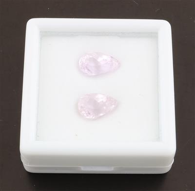 Zwei lose Kunzite 7,54 ct - Diamanti e pietre preziose esclusivi