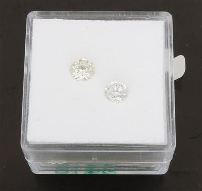 2 lose Brillanten zus.0,72 ct I-K/si-p1 - Diamonds Only