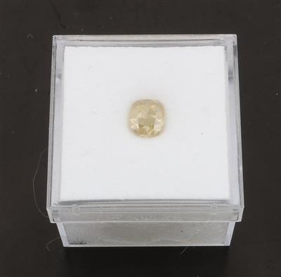 Natural Fancy Greenish Yellow Diamant 1,04 ct - Diamonds Only