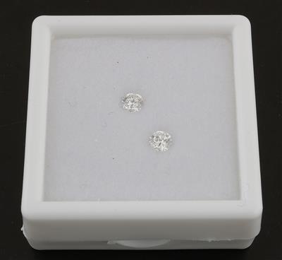 2 lose Brillanten zus. 0,48 ct H-I/si-p1 - Diamonds Only