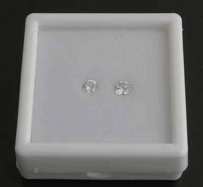 2 lose Brillanten zus.0,48 ct H/si-p1 - Diamonds Only