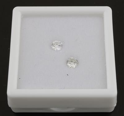 2 lose Brillanten zus. 0,71 ct H-J/p1 - Diamonds Only