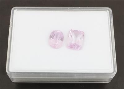 2 lose Kunzite 16,90 ct u. 13,60 ct - Exclusive diamonds and gems