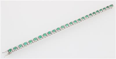Brillant Smaragd Armband - Exclusive diamonds and gems