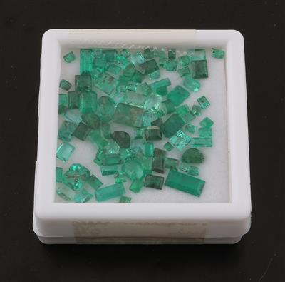 Lose Smaragde zus. 11,56 ct - Diamanti e pietre preziose esclusivi