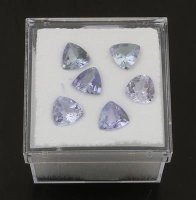 Lot aus losen Tansaniten zus. 3,92 ct - Diamanti e pietre preziose esclusivi