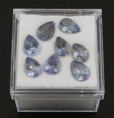 Lot aus losen Tansaniten zus. 5,99 ct - Exklusive Farbsteine