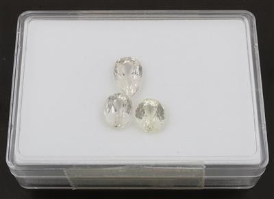 3 lose Berylle zus. 22,50 ct - Exclusive diamonds and gems