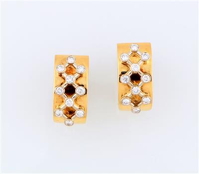 Brillantohrclips zus. ca. 1,00 ct - Diamonds Only