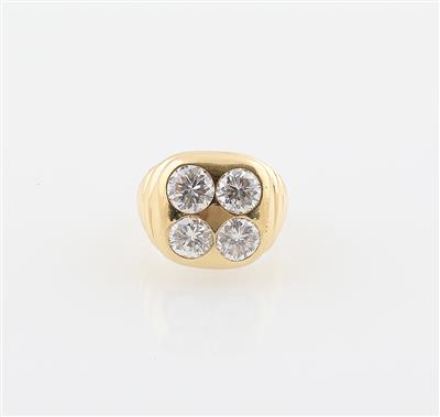 Brillantring zus. ca. 3,90 ct - Diamonds Only