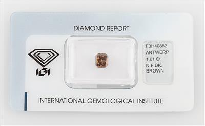 Natural Fancy Dark Brown Diamant 1,01 ct - Diamonds Only