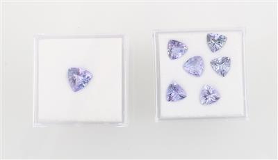 Lot aus losen Tansaniten zus. 5,78 ct - Exklusive Farbsteine