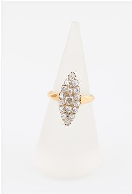 Altschliffdiamant Ring zus. ca. 1,15 ct - Diamonds Only