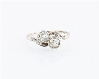 Altschliffdiamant Ring zus. ca. 1 ct - Diamonds Only