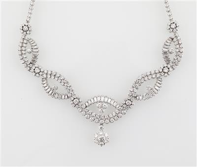 Diamantcollier zus. ca. 12 ct - Diamonds Only