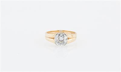 Altschliffbrillantsolitär Ring 4,28 ct - Diamonds Only
