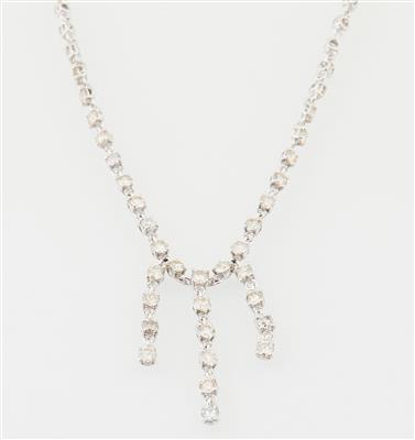 Brillantcollier zus. ca. 9,80 ct - Diamonds Only