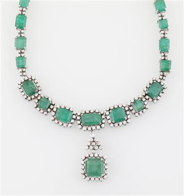 Brillant Smaragd Collier - Exclusive diamonds and gems