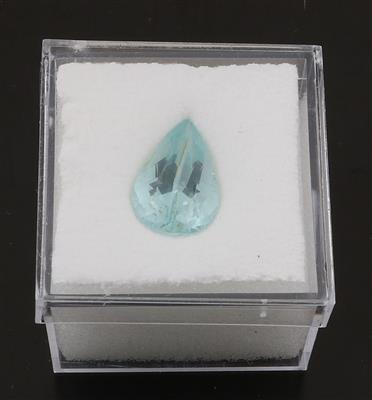 Loser Aquamarin 3,26 ct - Exklusive Farbsteine