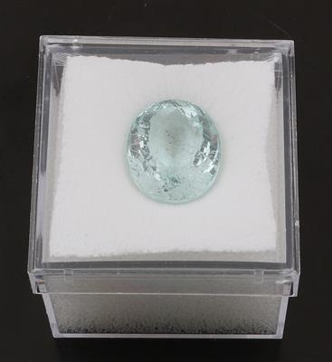 Loser Aquamarin 6,12 ct - Exklusive Farbsteine