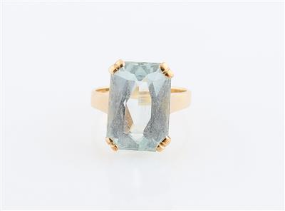 Aquamarin Ring ca. 8 ct - Gioielli scelti