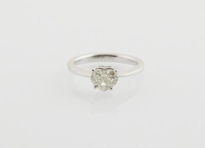 Diamantsolitär Ring Herz ca. 0,90 ct - Diamonds Only