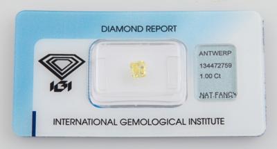 Loser Natural Fancy Yellow Diamant 1,00 ct - Diamonds Only